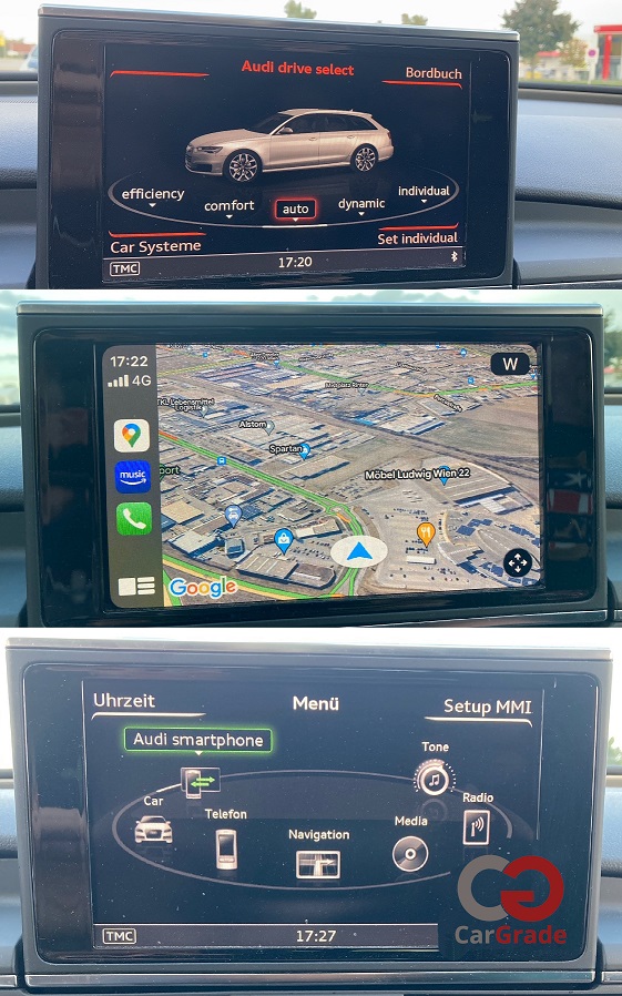 Audi A6 4G Facelift Rettung eines MMI 3G nach verpfuschter Carplay